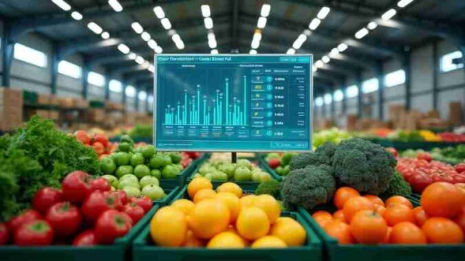 Berlin-based Freshflow Secures € to Cut Supermarket Waste with AI, Concept art for illustrative purpose, tags: 6,5 mio. um und - Monok