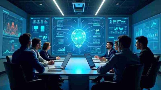 Investors redefine 'good' as AI fuels new opportunities, Concept art for illustrative purpose, tags: ki zu auf ‚gute‘ investments - Monok